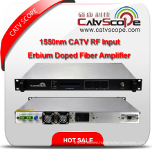 Professional Supplier High Performance 1550nm CATV RF Input EDFA Erbium Doped Fiber Amplifier